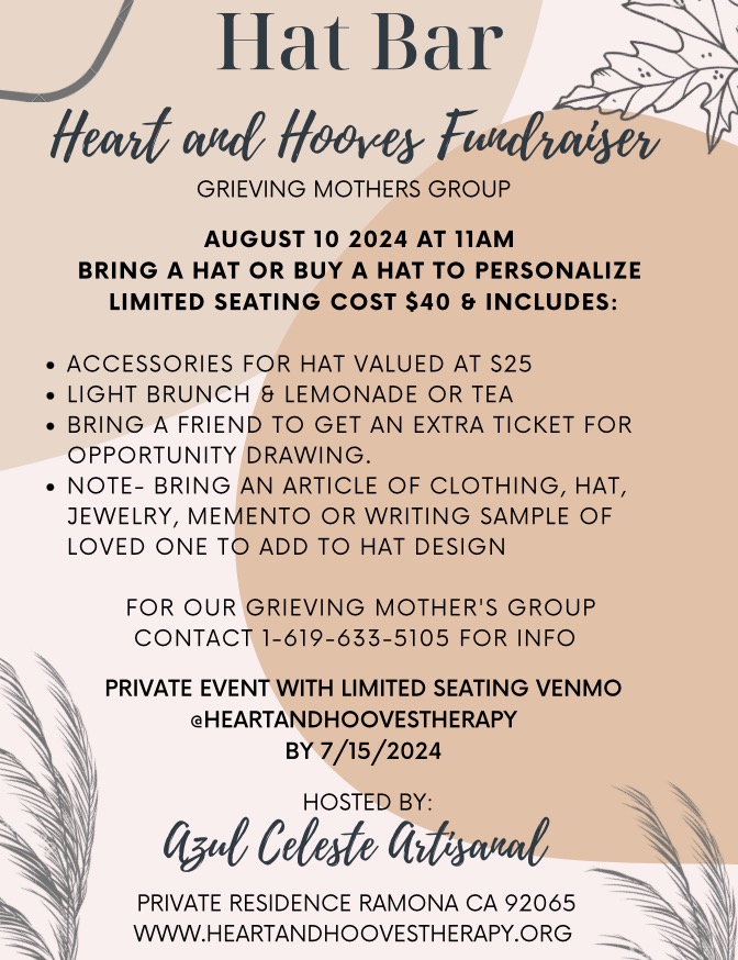 Private Event to Support Heart and Hooves Therapy